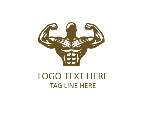 Linear Muscle GYM PowerFit Logo