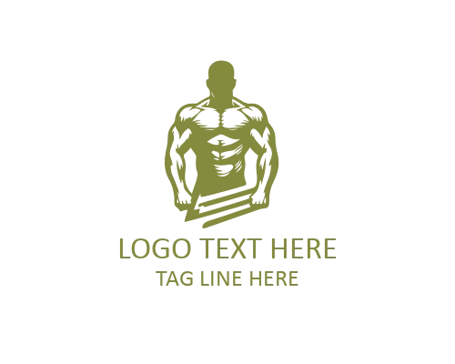 Linear Muscle GYM Pro Bodybuilding Logo