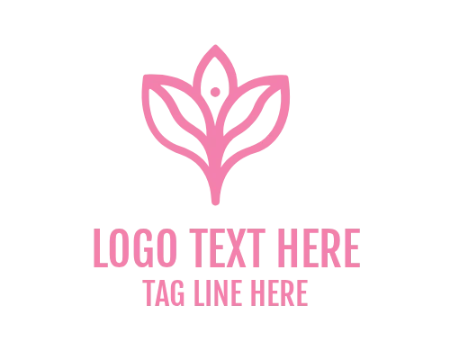  Linear Nature Flower Logo
