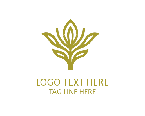 Linear Rose Branch Logo
