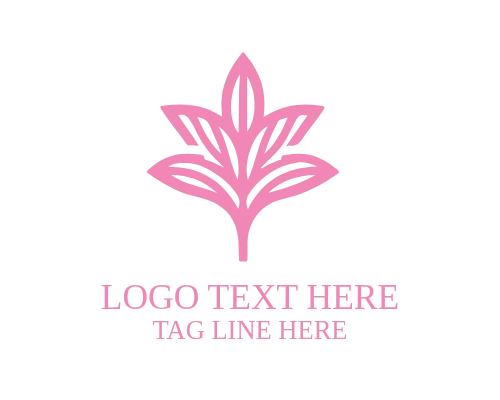 Linear Rose Square Frame Logo