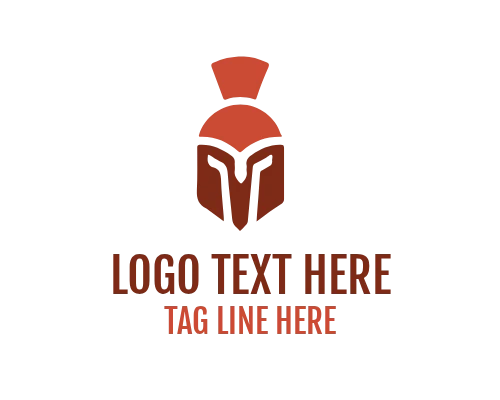 Linear Spartan Head Logo