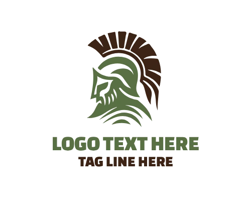 Linear Spartan Mask Logo