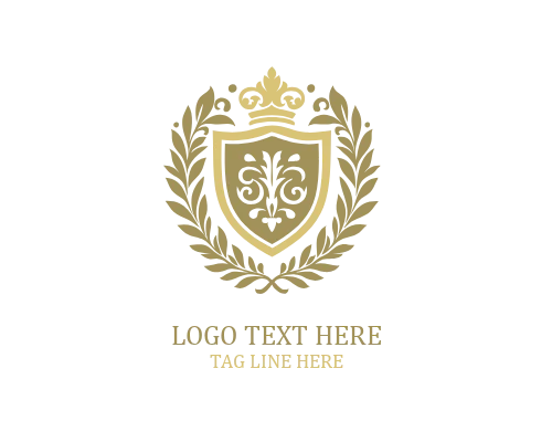 Lion Crown Royal Shield Logo