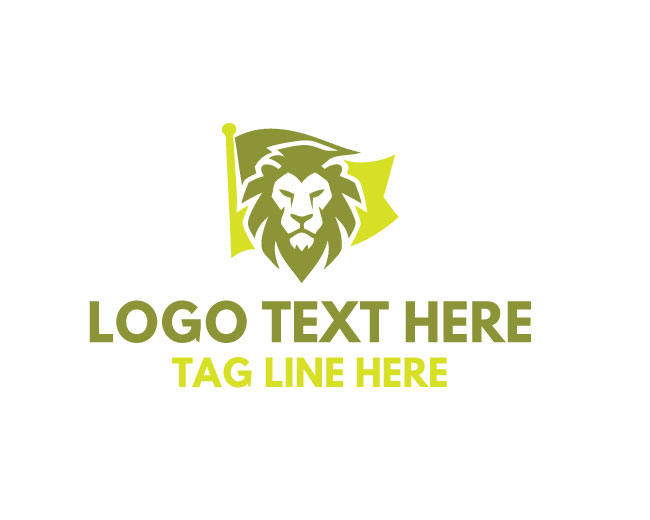 Lion Flag Logo