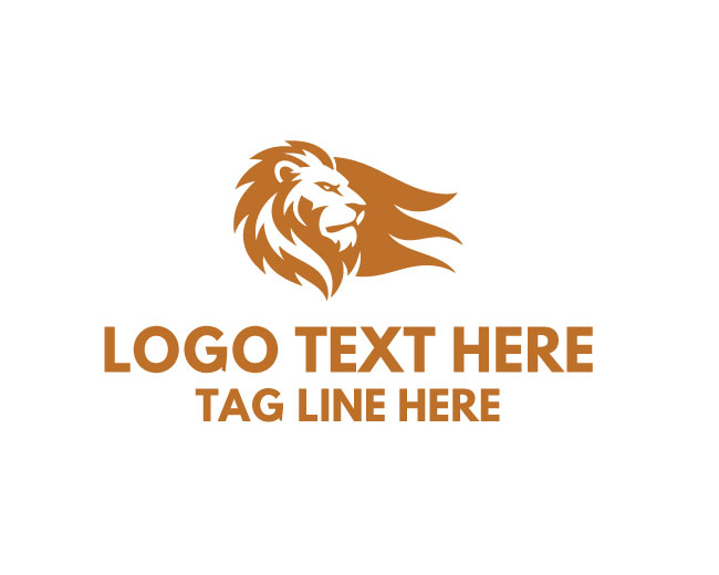 Lion Flag Victory Logo