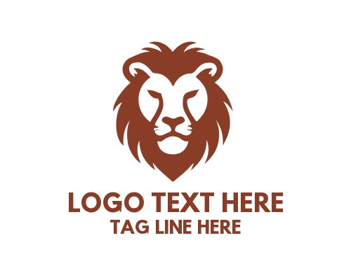  Lion Head King Logo