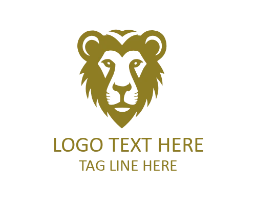 Lion Head Logo for Friendly Brand Identity