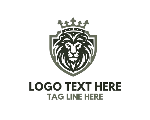 Lion King Face Bold Logo