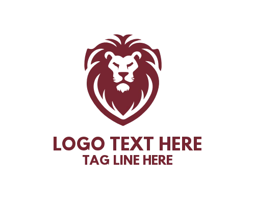  Lion Shield Bold Emblem