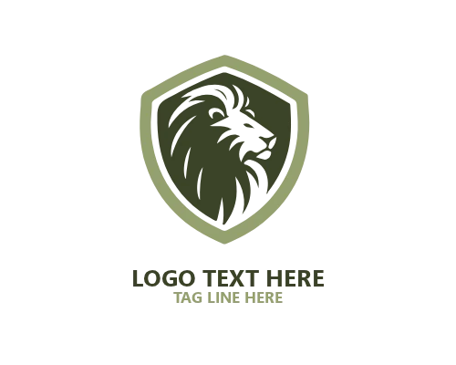  Lion Shield Crest Logo