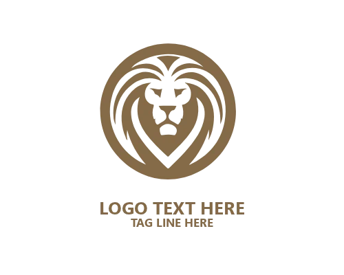  Lion Shield Luxury Logo