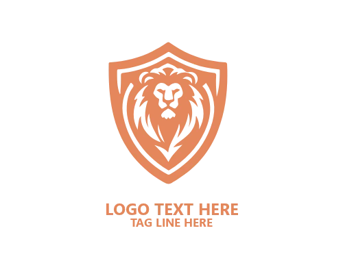  Lion Shield Monogram Logo