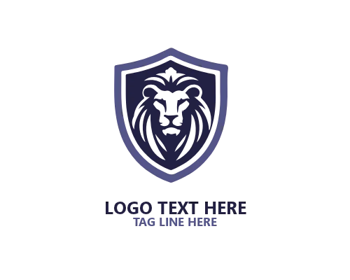 Lion Shield Royal Logo