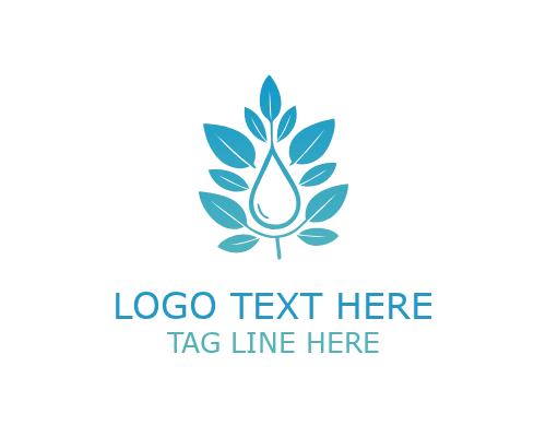 Liquid Energy Drop Logo