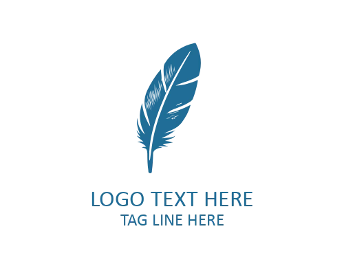  Literature Badge Feather Pen Logo