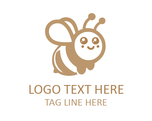 Little Cute Bee Icon