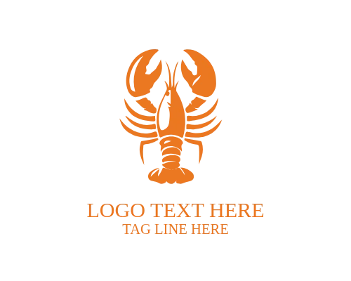 Lobster Sea Food Logo