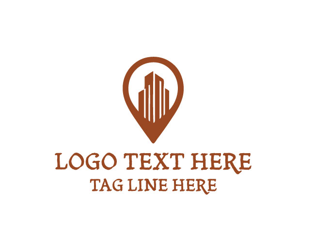 Location Real Estate House Logo