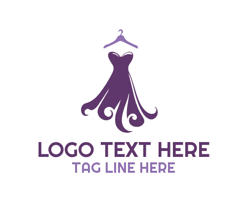 Long Gown Dress Logo