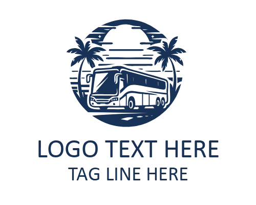 Long-Haul Deluxe Transport Bus Logo