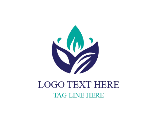 Lotus Circle Wellness Logo for Meditation and Yoga Branding