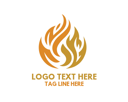 Lotus Flame Spiritual Logo