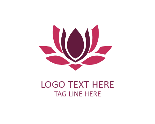 Lotus Mandala Logo for Yoga and Spiritual Branding