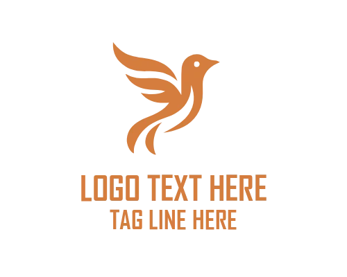 Love Bird Abstract Unity Logo