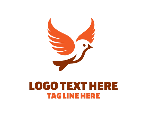 Love Bird Curved Pair Logo