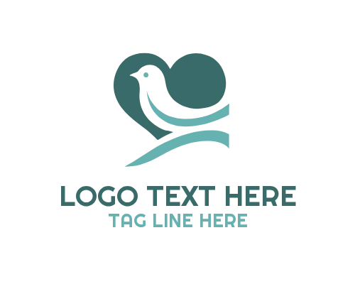 Love Bird Line Duet Logo