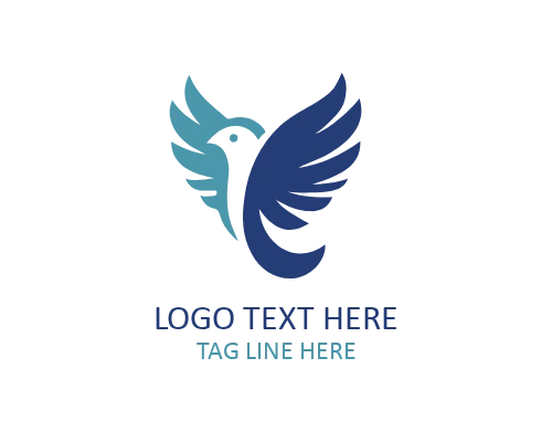Love Bird Line Logo for Clean Branding