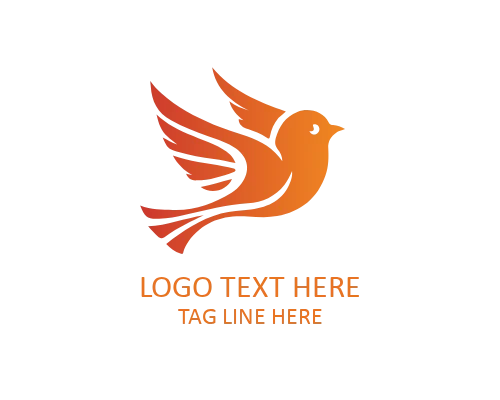 Love Bird Modern Badge Logo for Wedding Identity