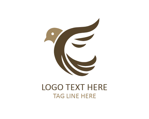 Love Bird Modern Symbol Logo for Creative Branding
