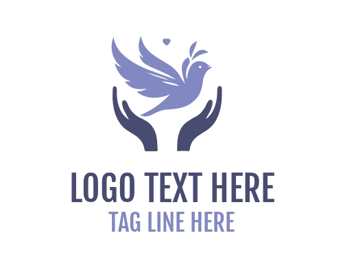 Love Bird Pathway Concept Logo