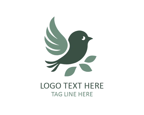 Love Bird Stylish Logo for Creative Branding