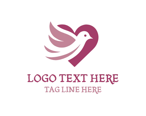 Love Bird Together Icon Logo