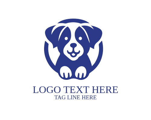 Loyal Dog Companion Logo
