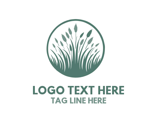 Lush Grass Logo for Natural Landscaping Brands