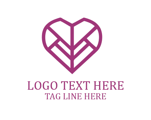 Luxe Love Heart Logo