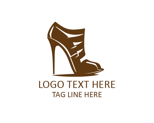Luxe Motion Heel Logo for Dynamic Fashion Brands