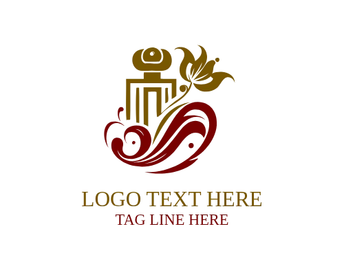 Luxury Arabic Style Elegant Perfume Logo for Exotic Fragrances