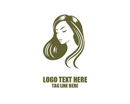 Luxury Beauty Women Hair Logo