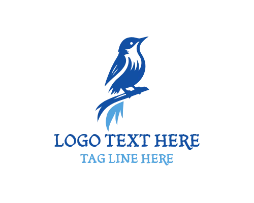 Luxury Bird Symbol Logo
