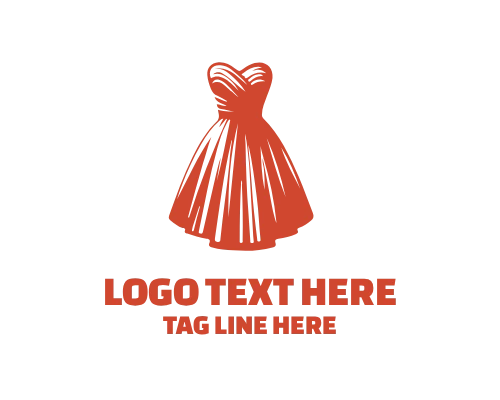 Luxury Boutique Dress Fashion Logo