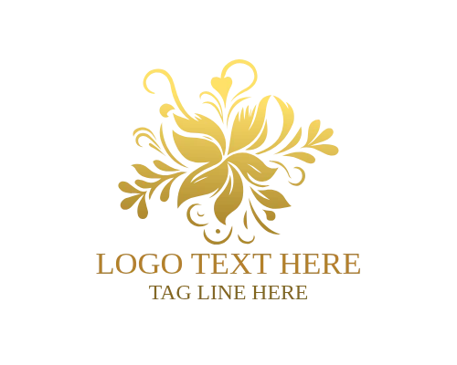  Luxury Boutique Floral Logo