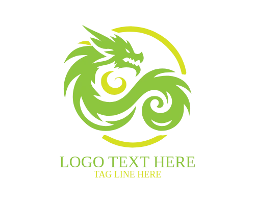 Luxury Emblem Dragon Logo