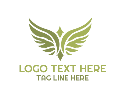 Luxury Emblem Wings Brand Logo logo template preview