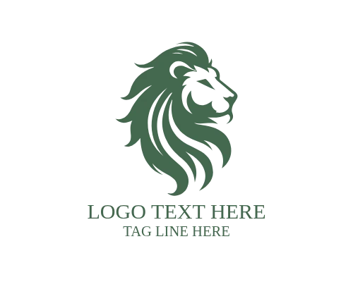 Luxury Export Brand Lion Logo