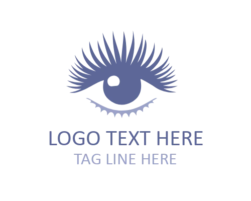 Luxury Eye Lash Beauty Brand Logo